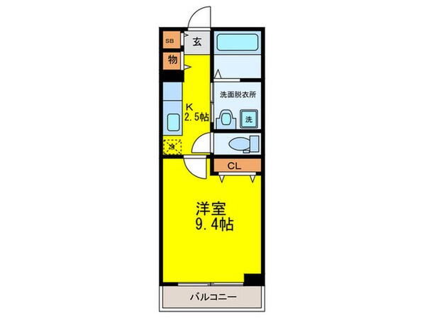 ウィステリアⅡの物件間取画像